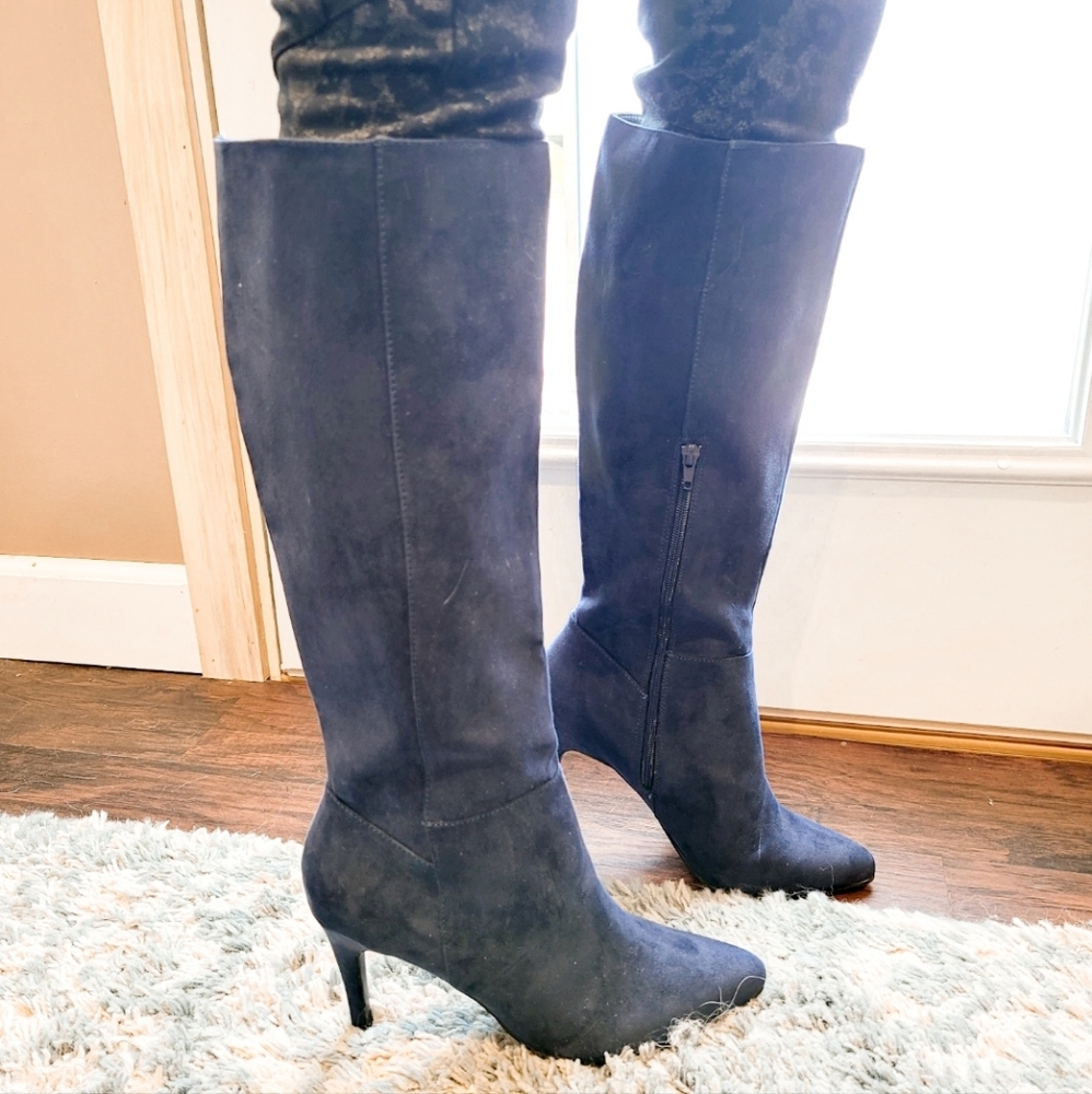 Faryl Robin Suede Knee High Boots